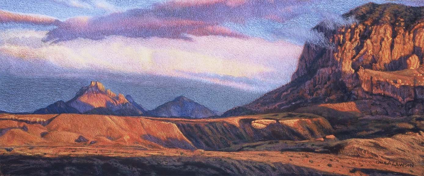 Late Afternoon Chisos Mountains - 22: x 12.5