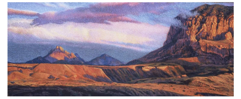 Late Afternoon Chisos Mountains - Fine Art Giclée