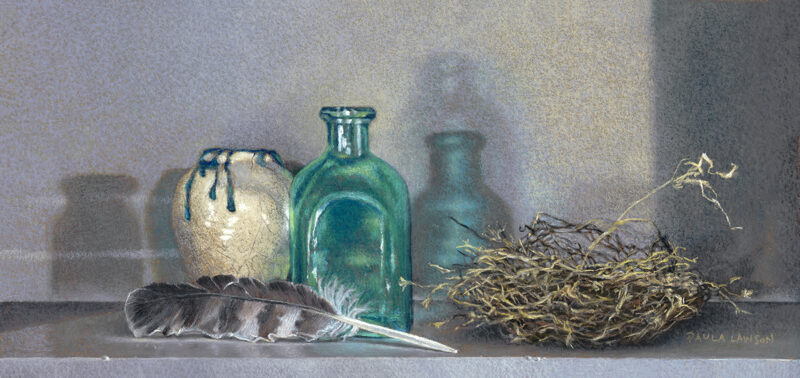 Bird's Nest with Feather